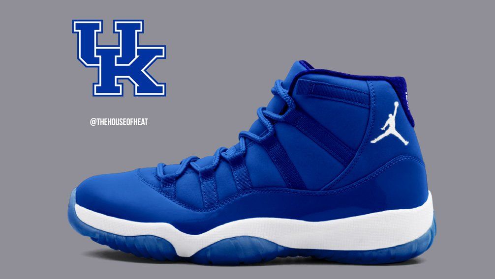royal blue and white 11s