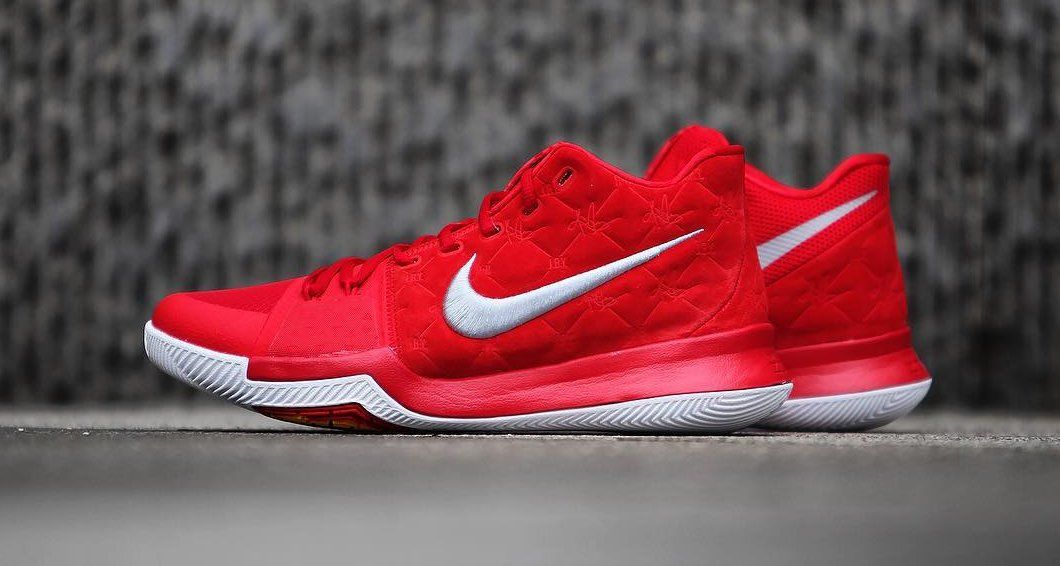 nike kyrie 3 red suede