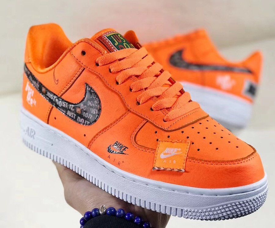 nike air force 1 low just do it pack total orange