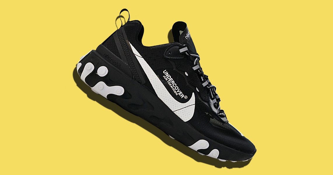 UNDERCOVER x Nike React Element 87s are 