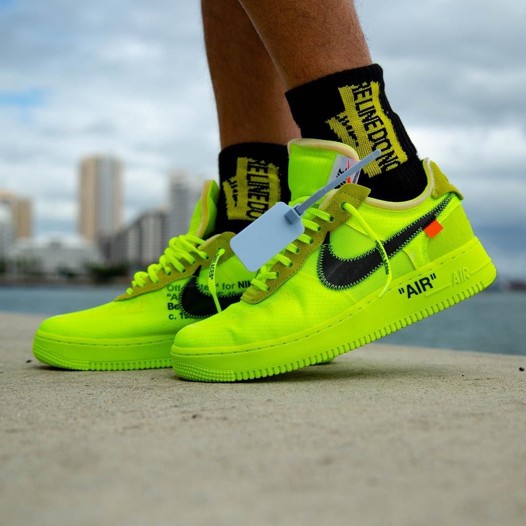 air force one off white green
