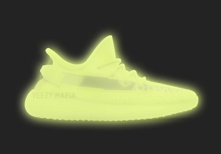The Two Glow-in-the-Dark YEEZY 350s are 
