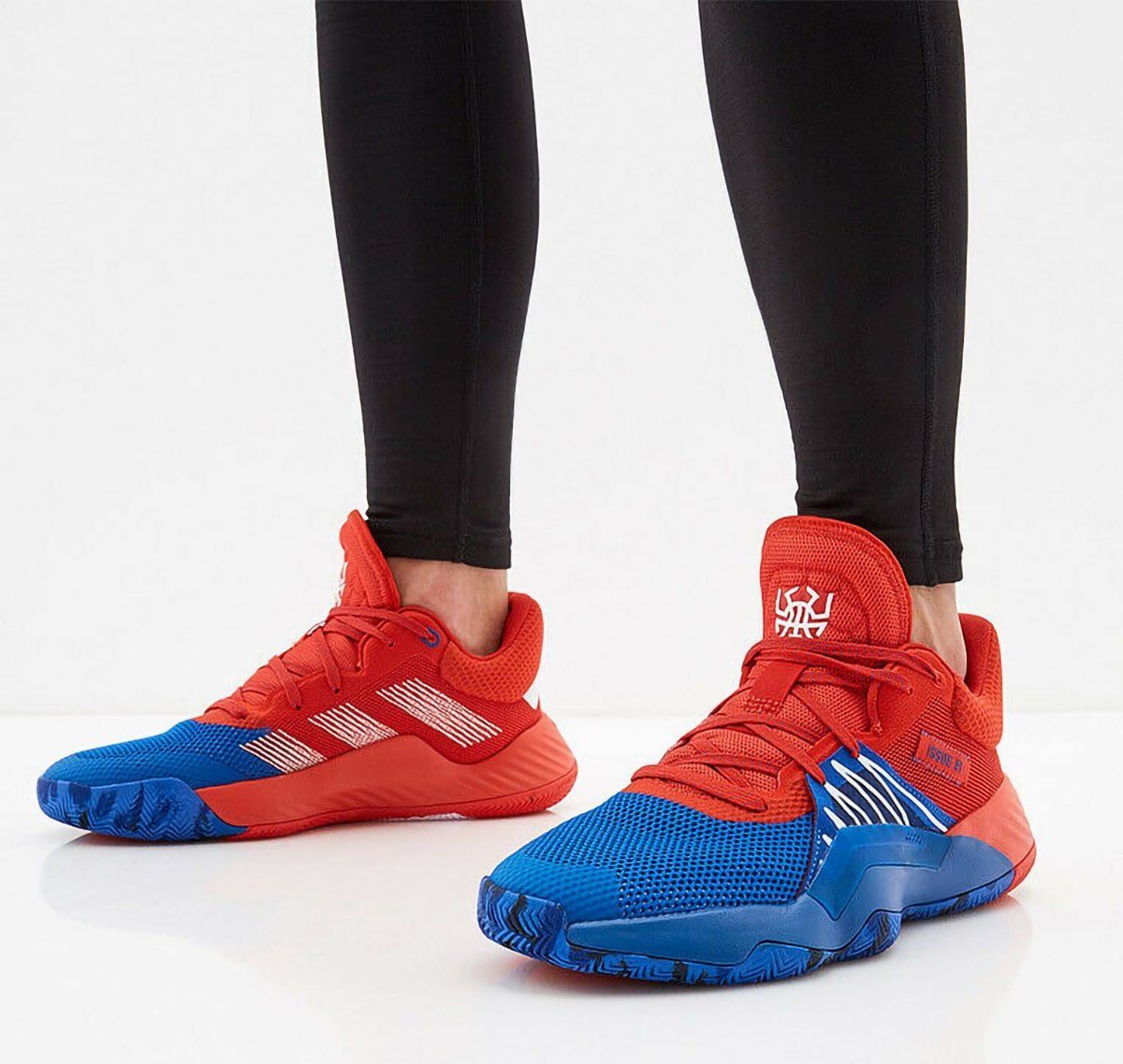 donovan mitchell shoes red and blue