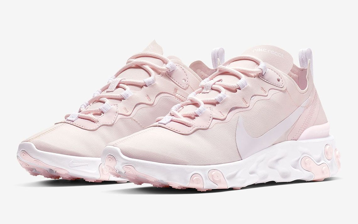 nike element 55 white and pink