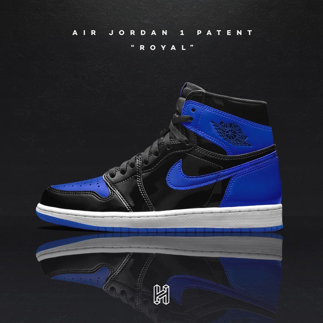 Concept Lab // Air Jordan 1 Patent Leather “Royal” | HOUSE OF HEAT