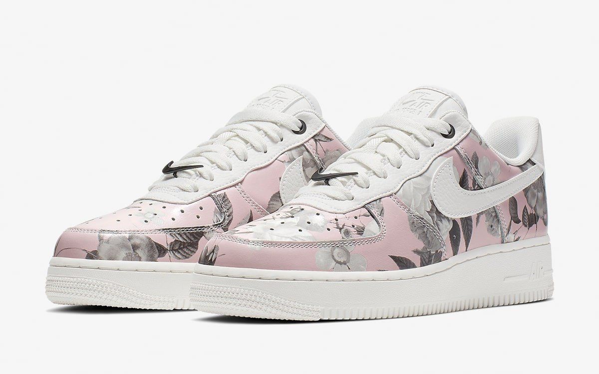 air force 1 pink flower