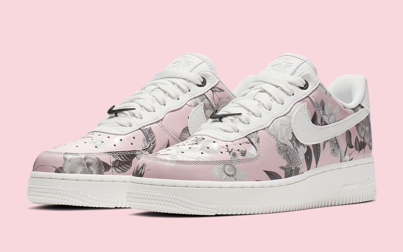 nike air force with flowers