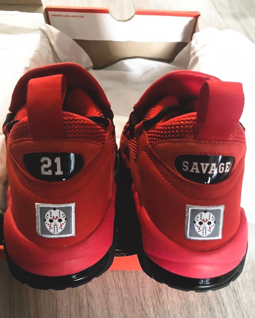 Looks at the 21 Savage x Nike Air More Money Collaboration HOUSE OF HEAT