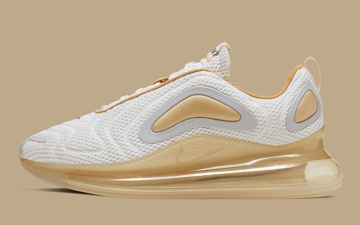 Nike Air Max 720 in Gold and White 