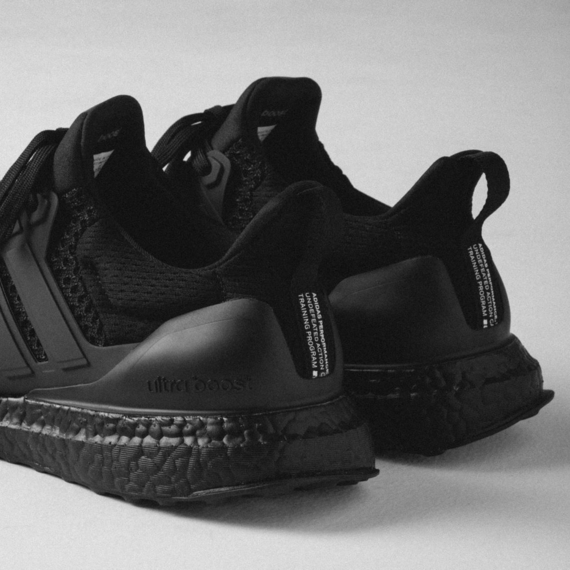 undefeated x adidas ultra boost triple black