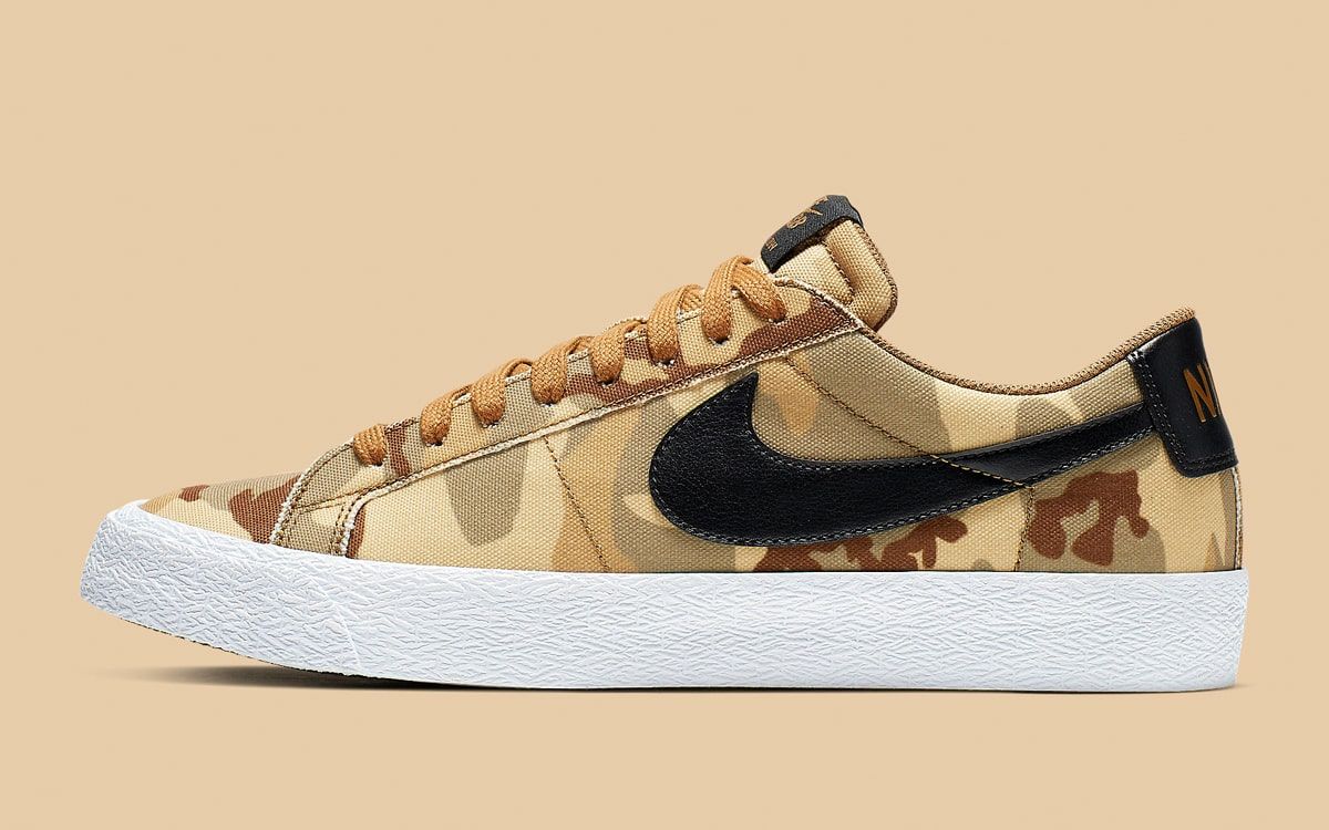 Nike Sb Cover The Low Cut Blazer In Camo House Of Heat
