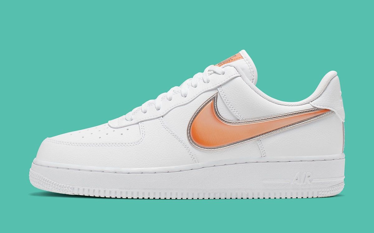 Oversized Swooshes for the Air Force 1 