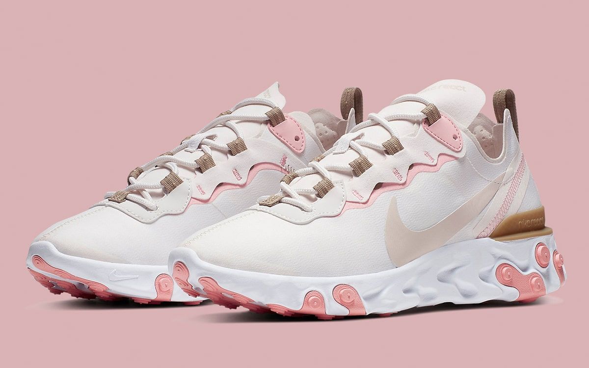 Nike's React Element 55 Arrives in Pink and Parachute Beige | HOUSE OF HEAT