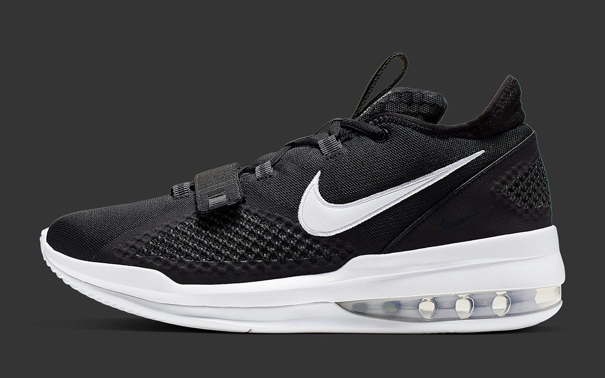 nike air force max black and white