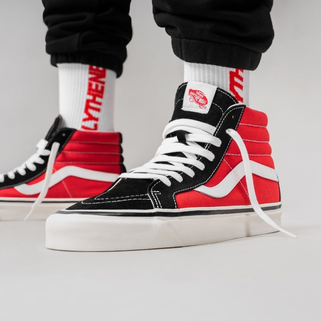 Available Now // Vans SK8-Hi 38 DX Anaheim Factory in OG Black and 
