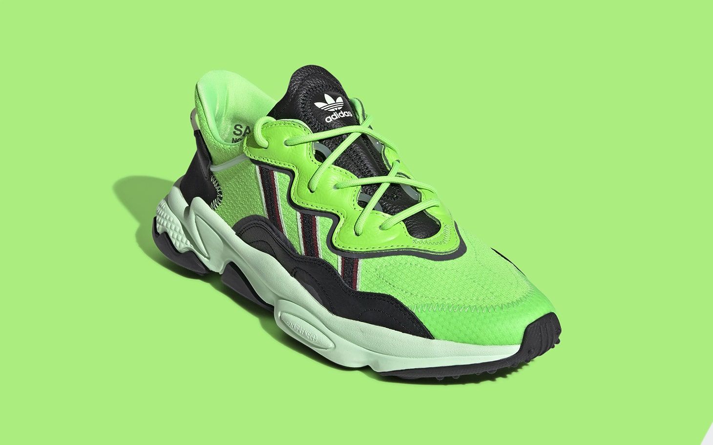 The adidas Ozweego Surfaces in Shocking Neon Green | House of Heat°
