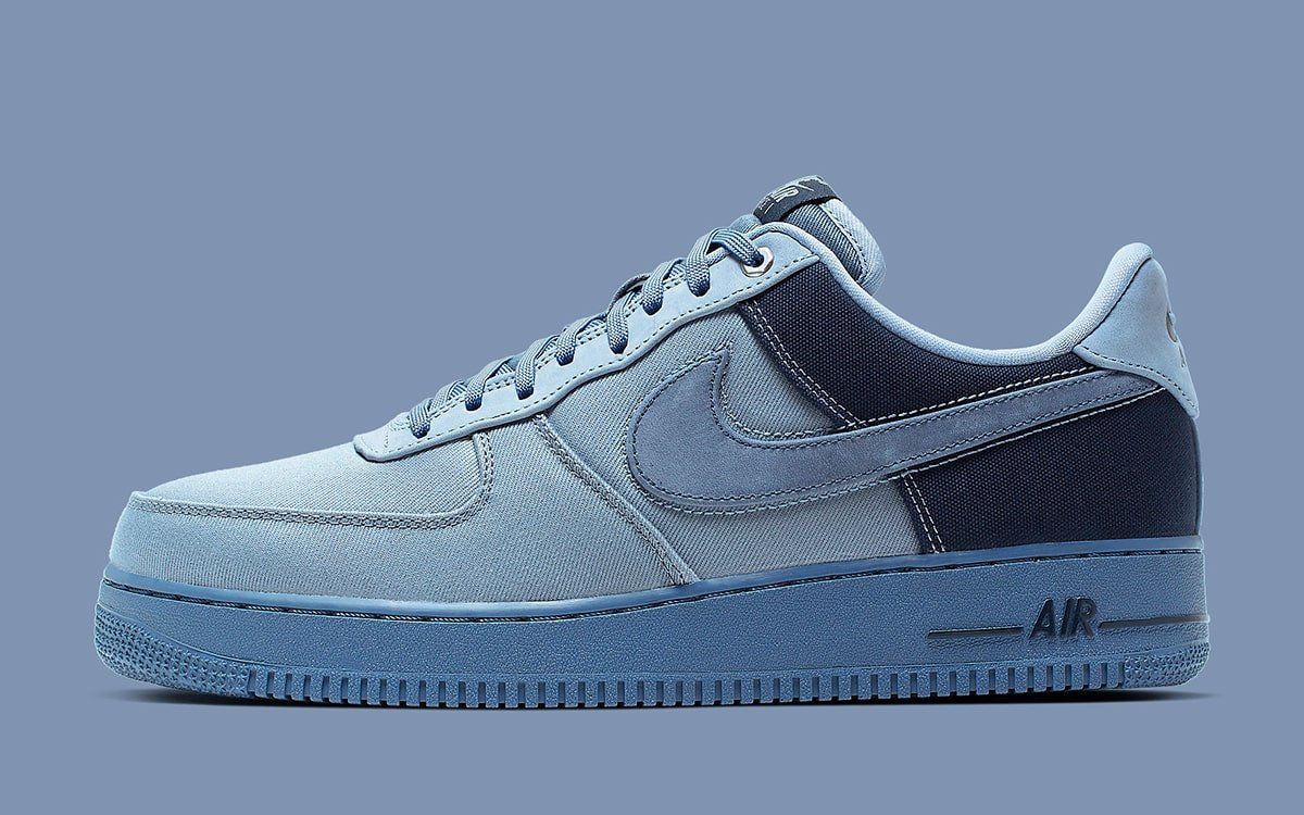 grey and blue air force 1
