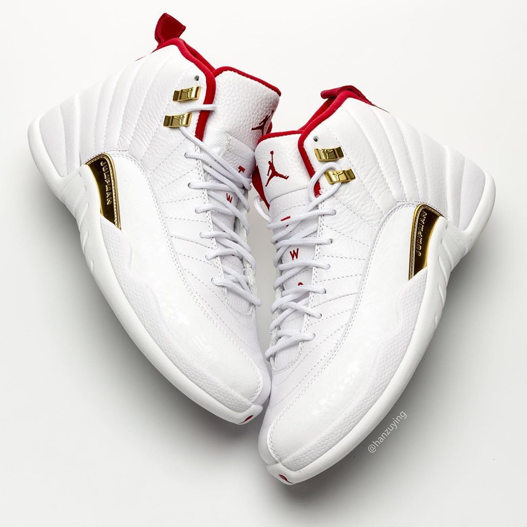 red and white 12s jordans