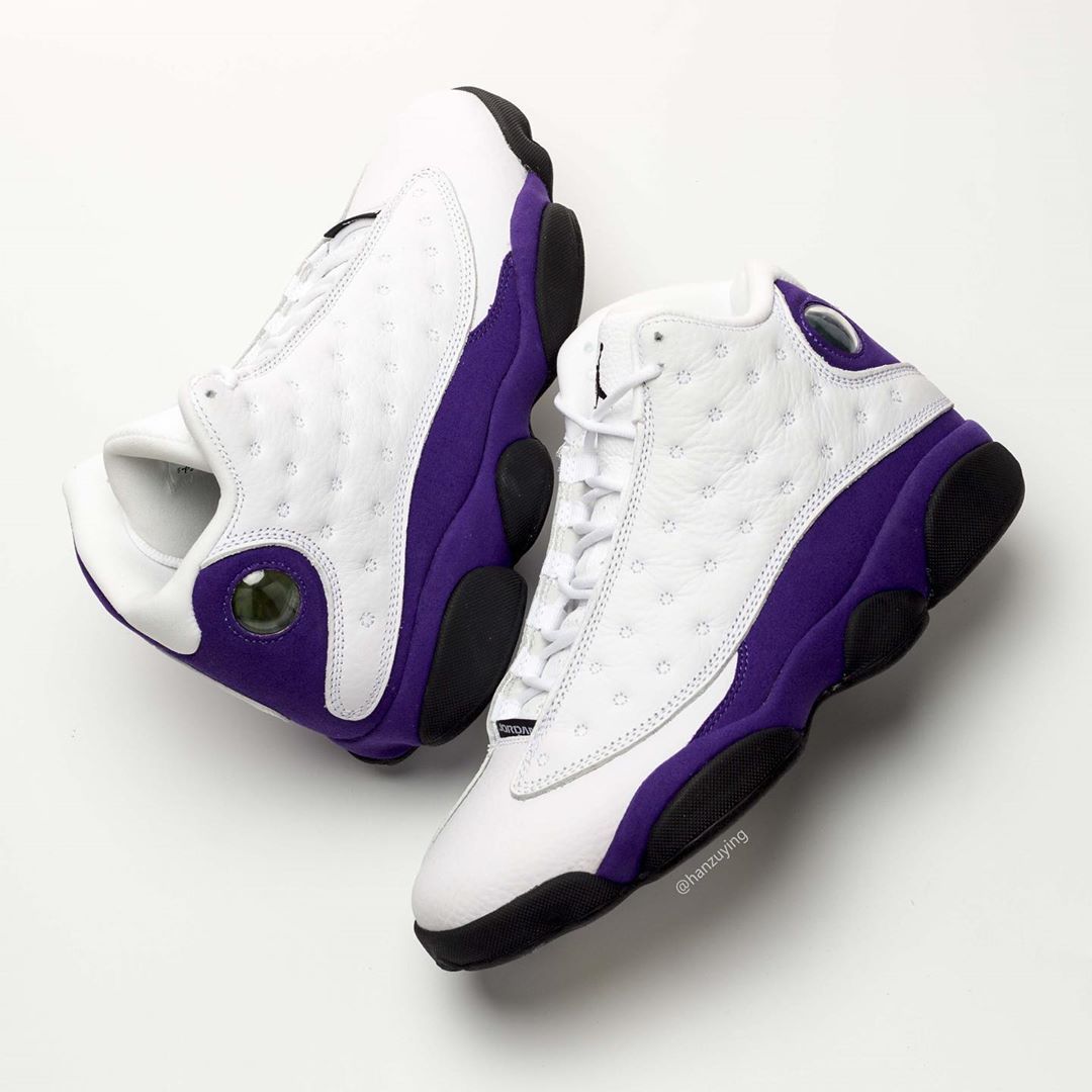 Official Looks at the "Lakers" Air Jordan 13 HOUSE OF HEAT
