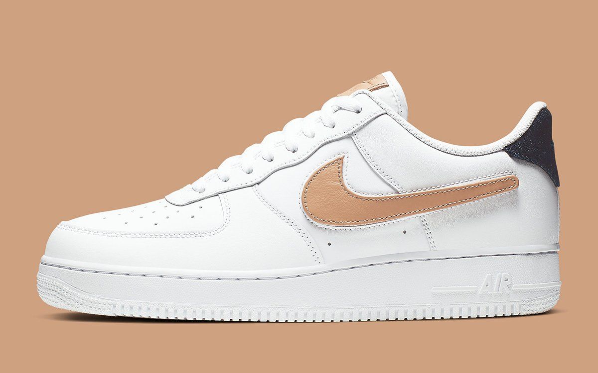 nike air force 1 07 swoosh patches sneaker