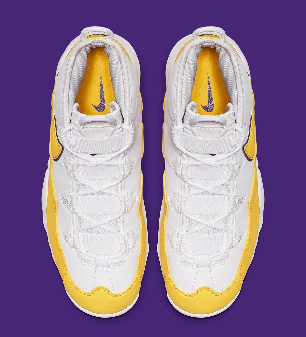 nike air uptempo lakers