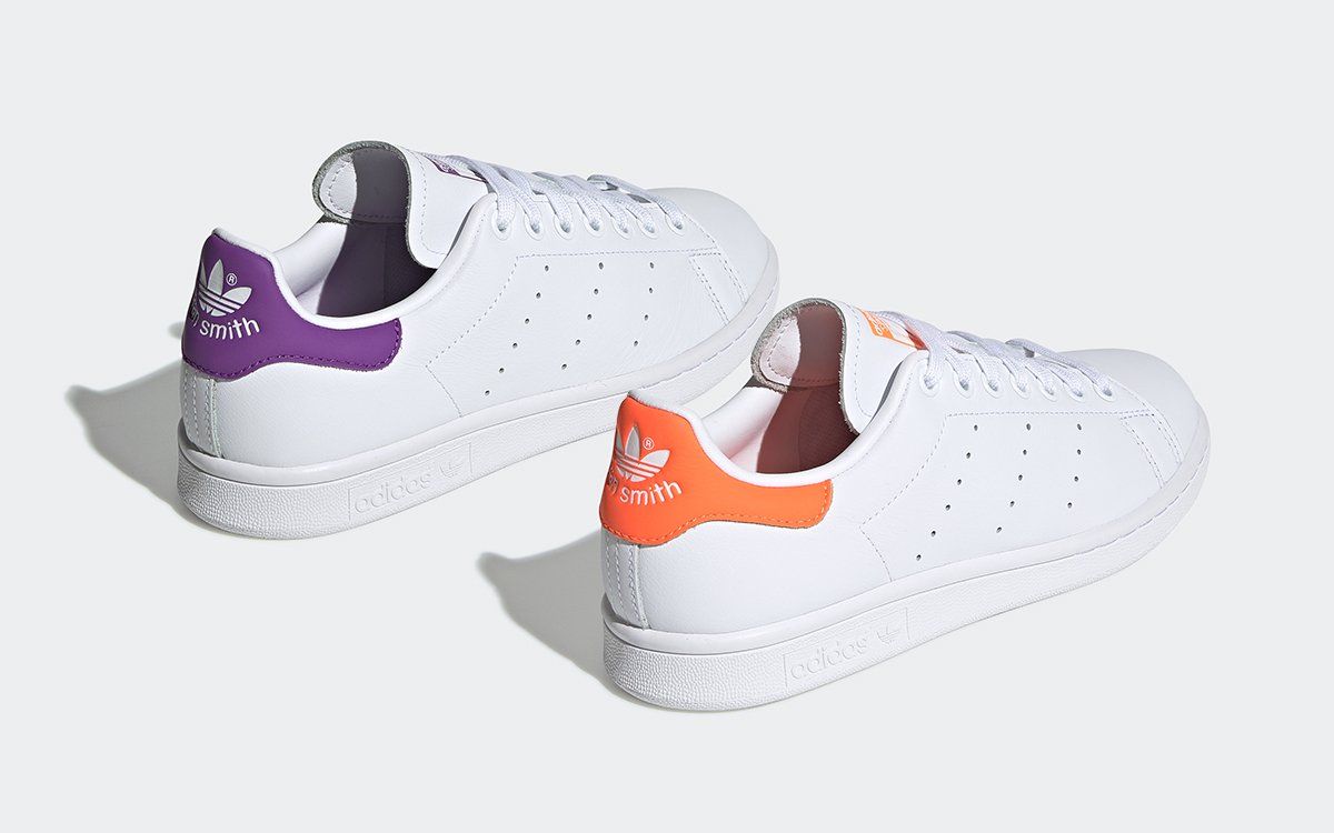 orange and purple adidas