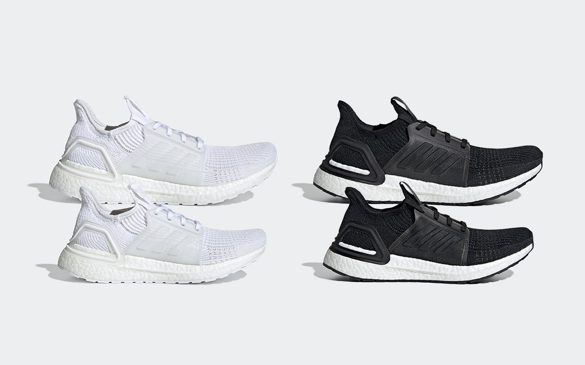 adidas ultra boost mens white and black