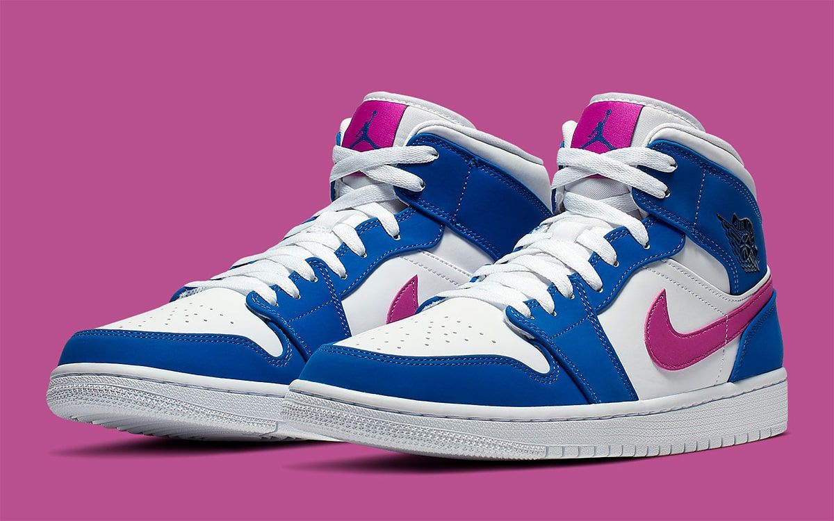 Get Hyped Over These Hyper Royal Hyper Violet Air Jordan 1 Mids House Of Heat