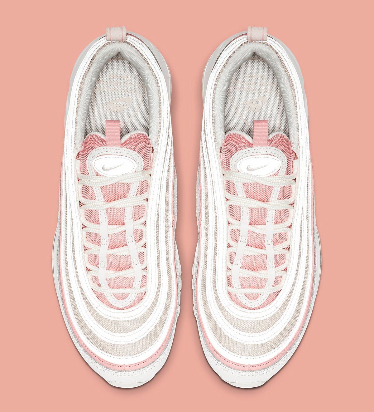air max 97 white and coral