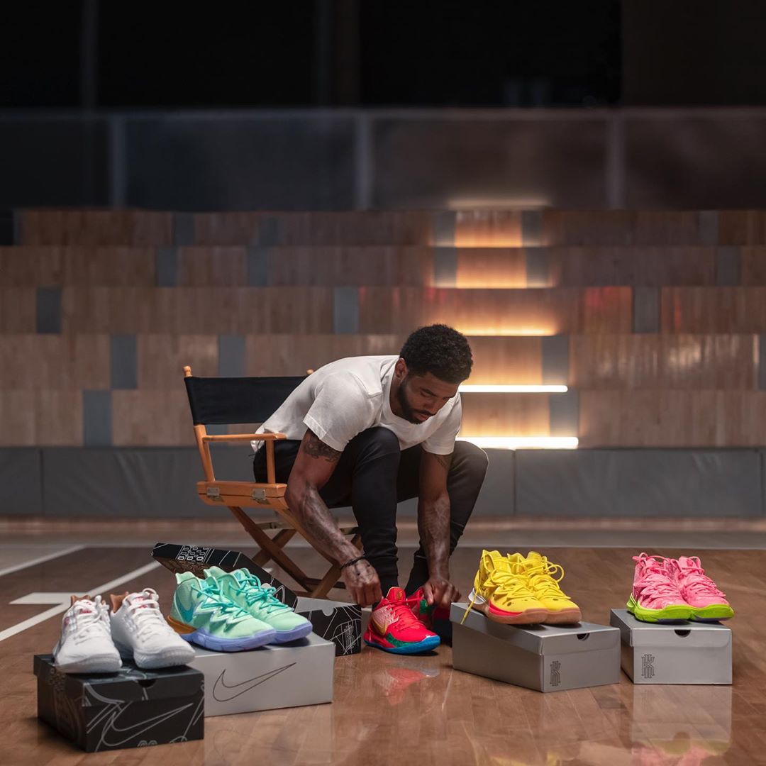Where to Buy the Entire 5-Piece SpongeBob x Nike Kyrie 5 Collection - HOUSE OF HEAT ...
