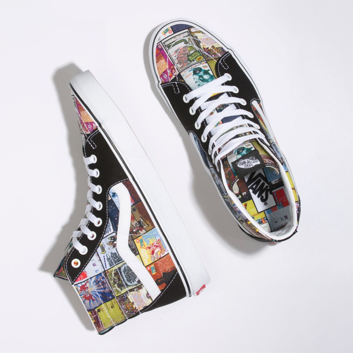 Vans Celebrate 25 Years of the Warped Tour with Tour Poster-Covered Sk8 ...