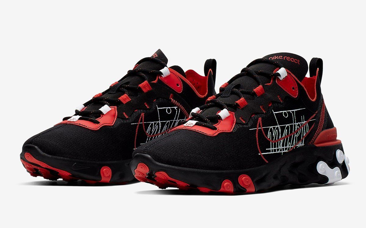 Official Looks At The Nike React Element 55 Script Swoosh House Of Heat