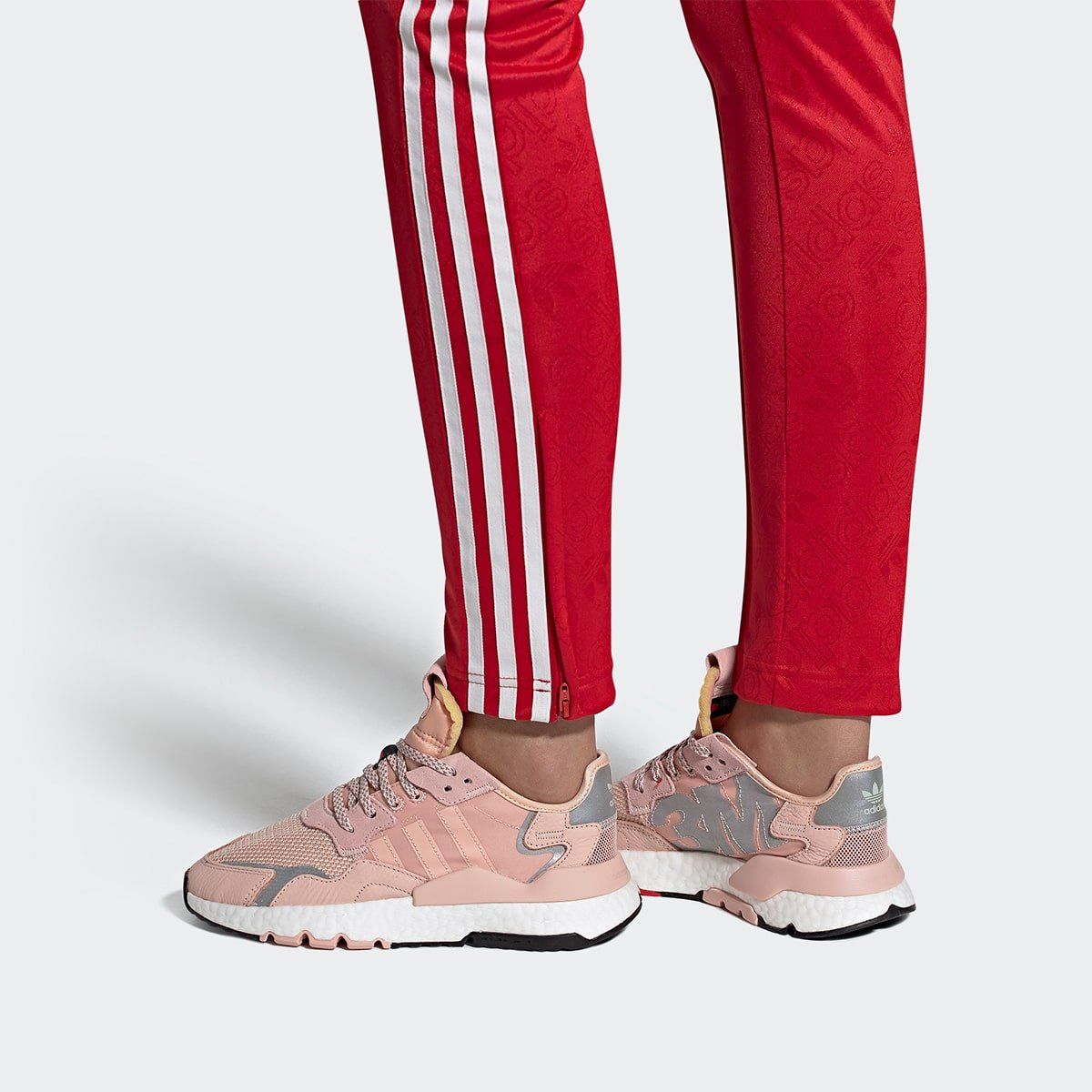 adidas nite jogger 3m pink