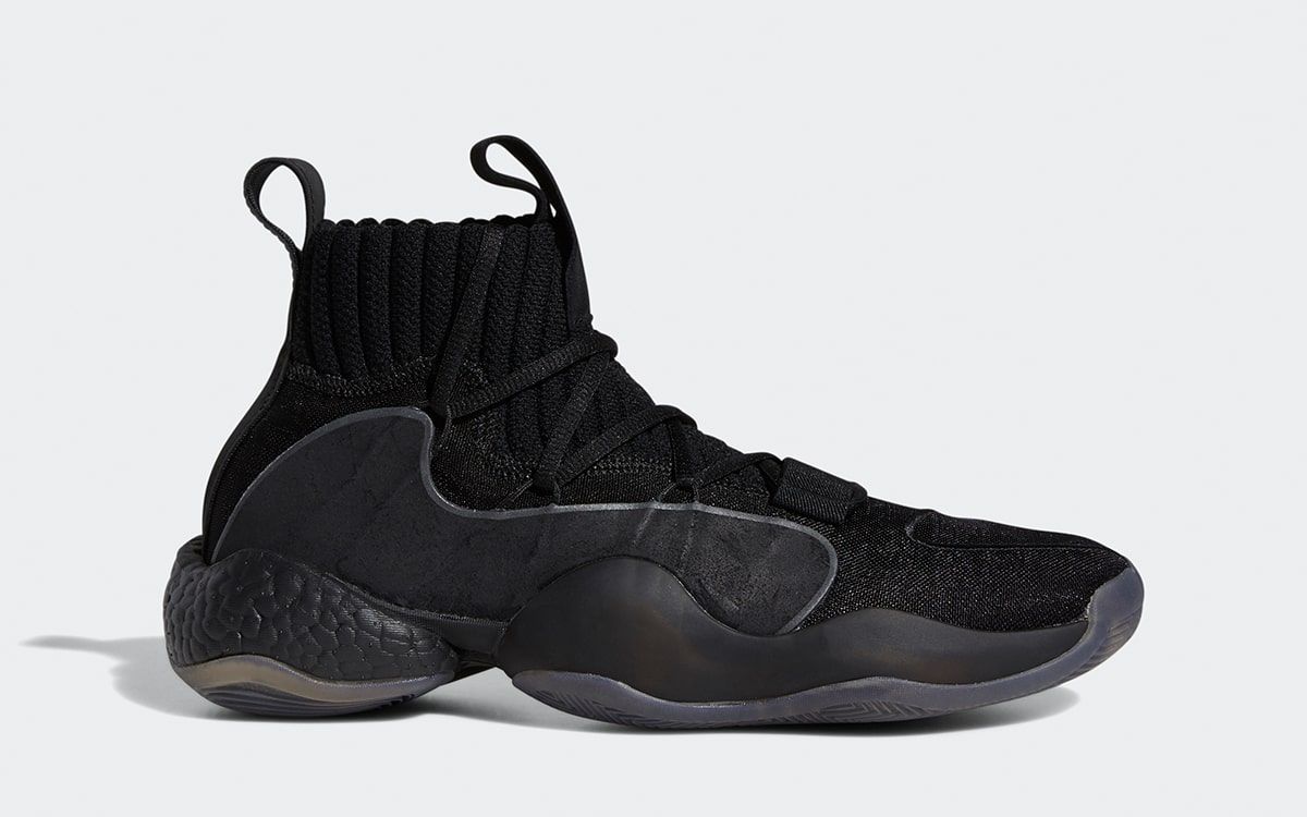 Available Now // Translucent-Toe Triple Black adidas Crazy BYW X ...