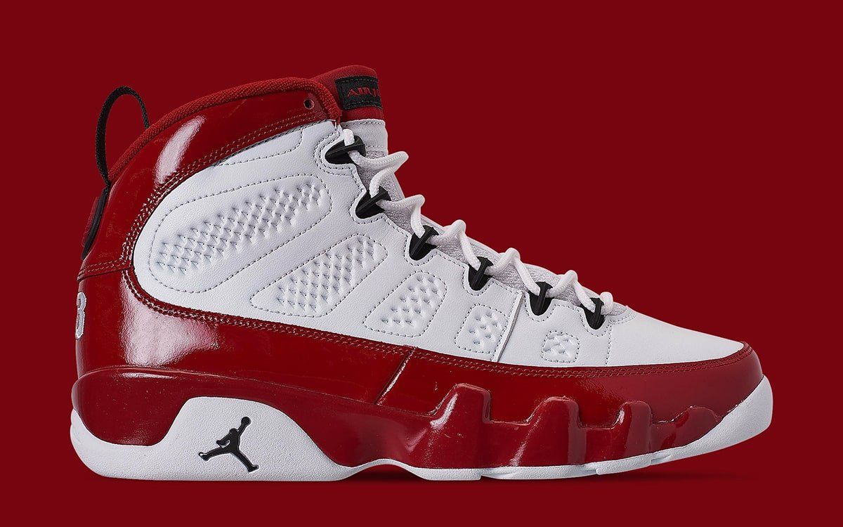 air jordan 9 red and white release date