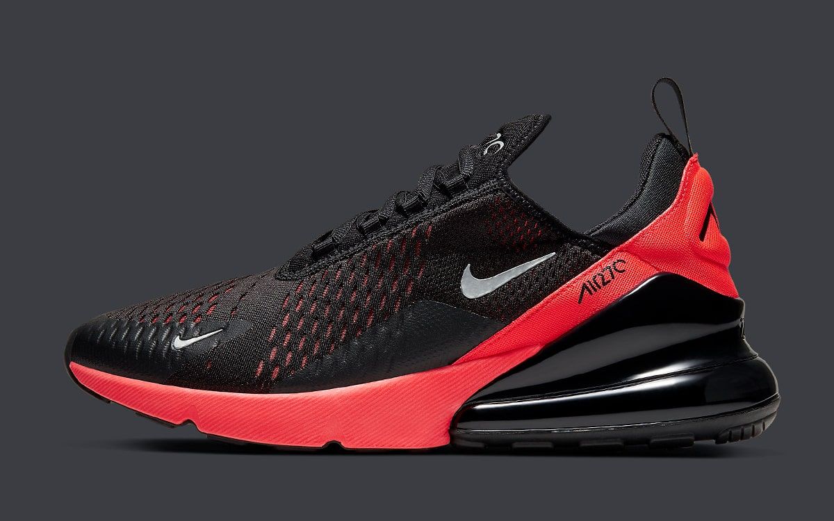 nike red and black 270