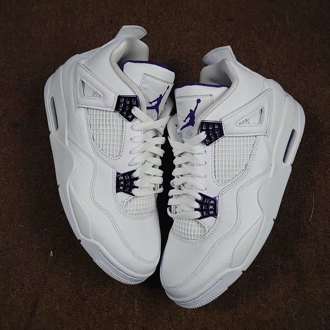purple and white 4s jordans release date