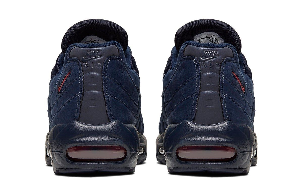 navy and red air max 95