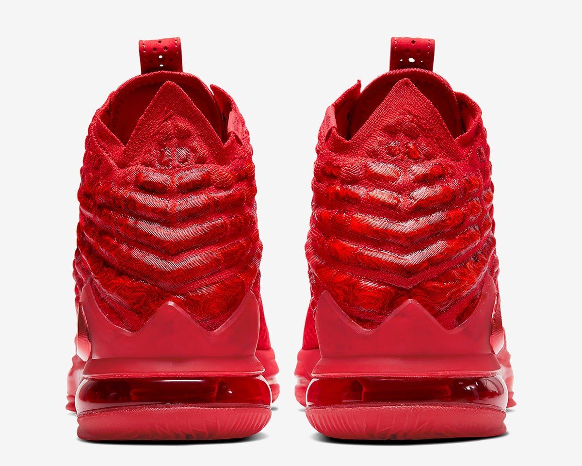 all red lebron 17