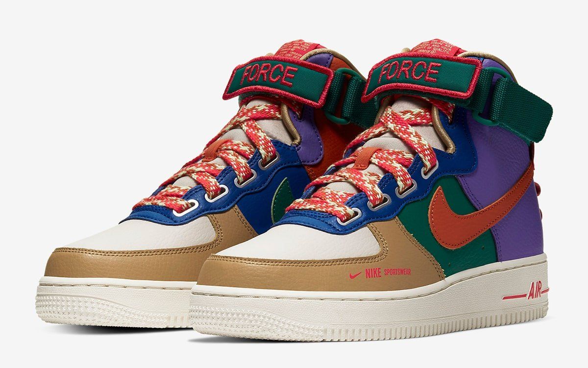 air force 1 high utility bianche