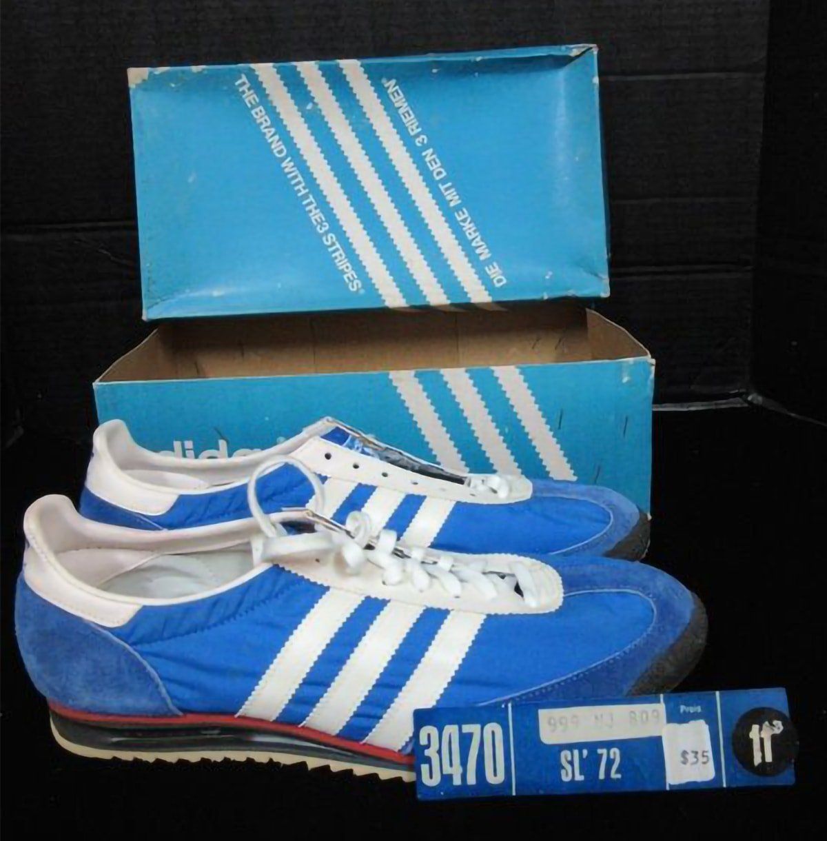 adidas sl 72 blue vintage