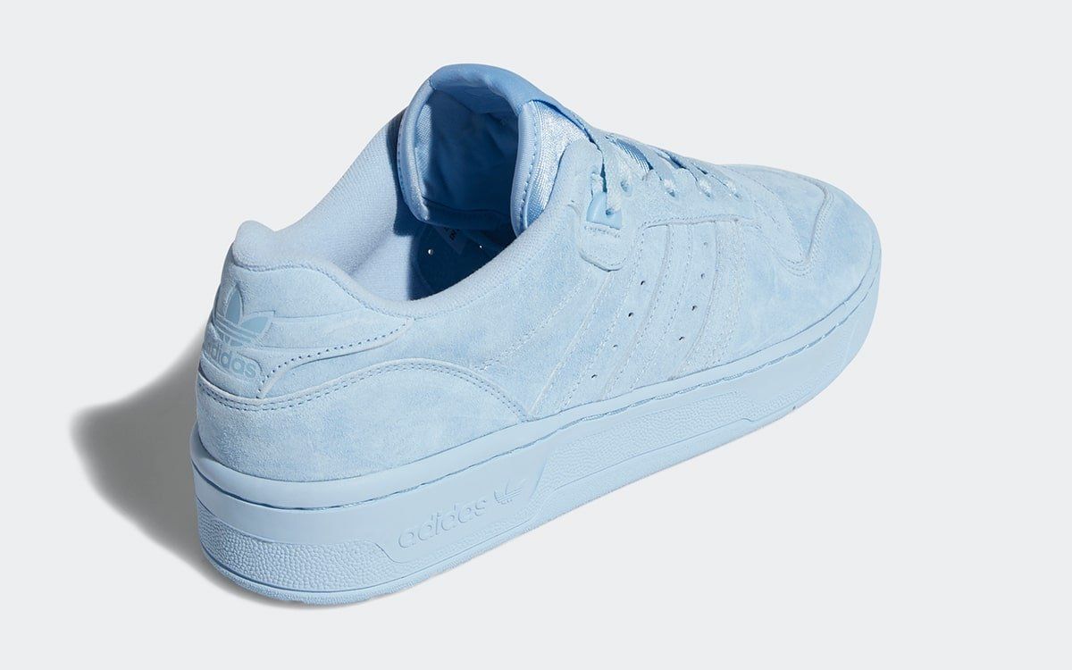 adidas rivalry low blue suede