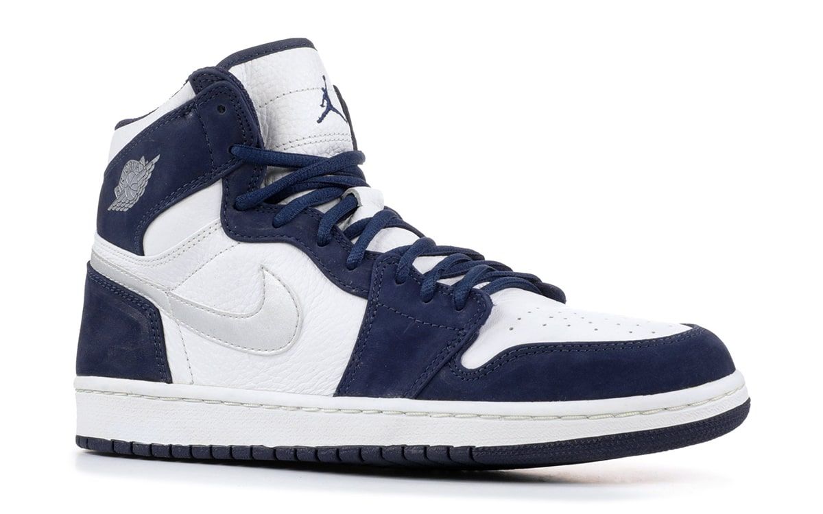 blue and silver jordan 1s