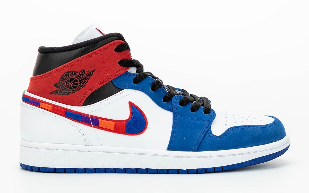 red white and blue ones jordan