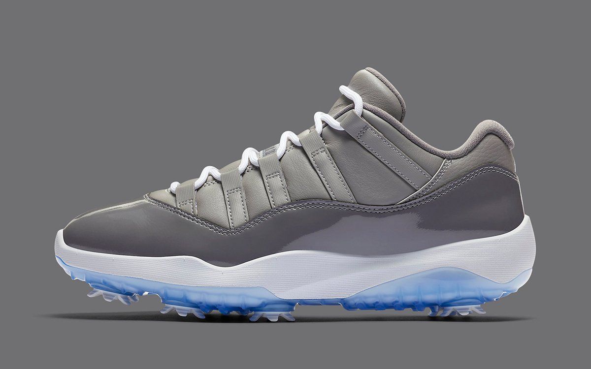 jordan cool grey golf shoes