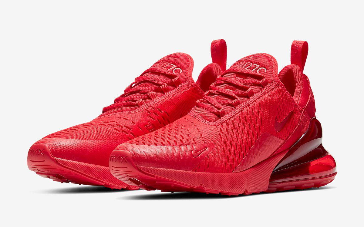 Available Now Nike Air Max 270 Triple Red House Of Heat