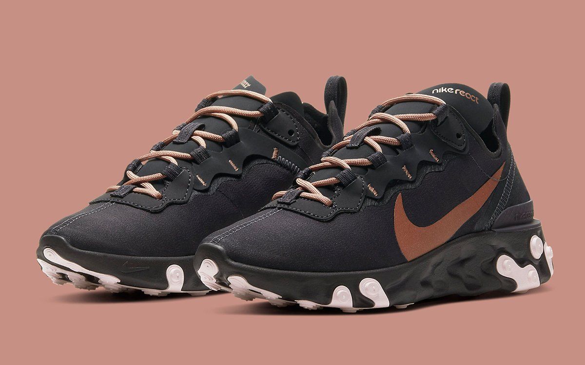 Available Now Nike React Element 55 Oil Grey House Of Heat