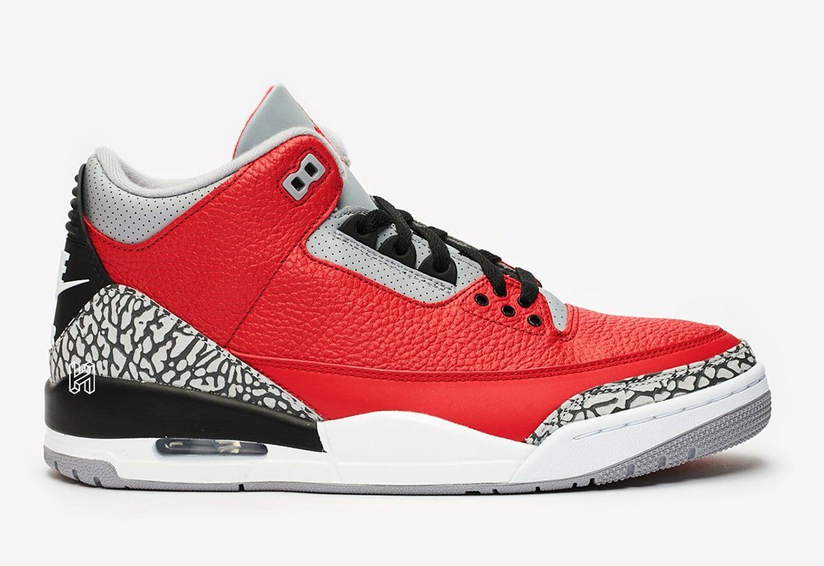 white red cement 3s