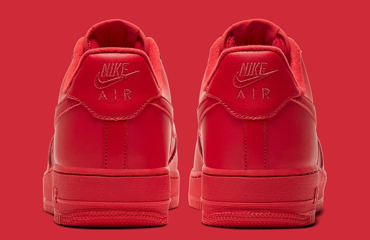 all red air force 1s