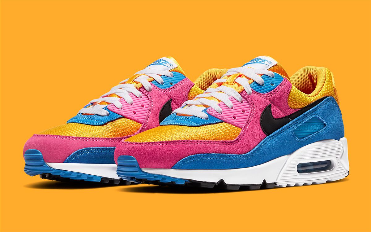 Available Now // New Nike Air Max 90 Comes Covered in Colorful ...
